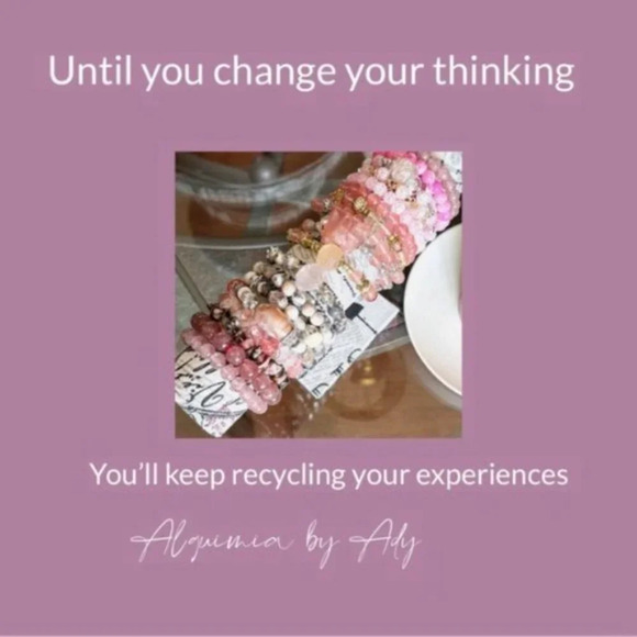 Chunky Hamsa and Jade beaded handmade bracelet - Picture 6 of 6